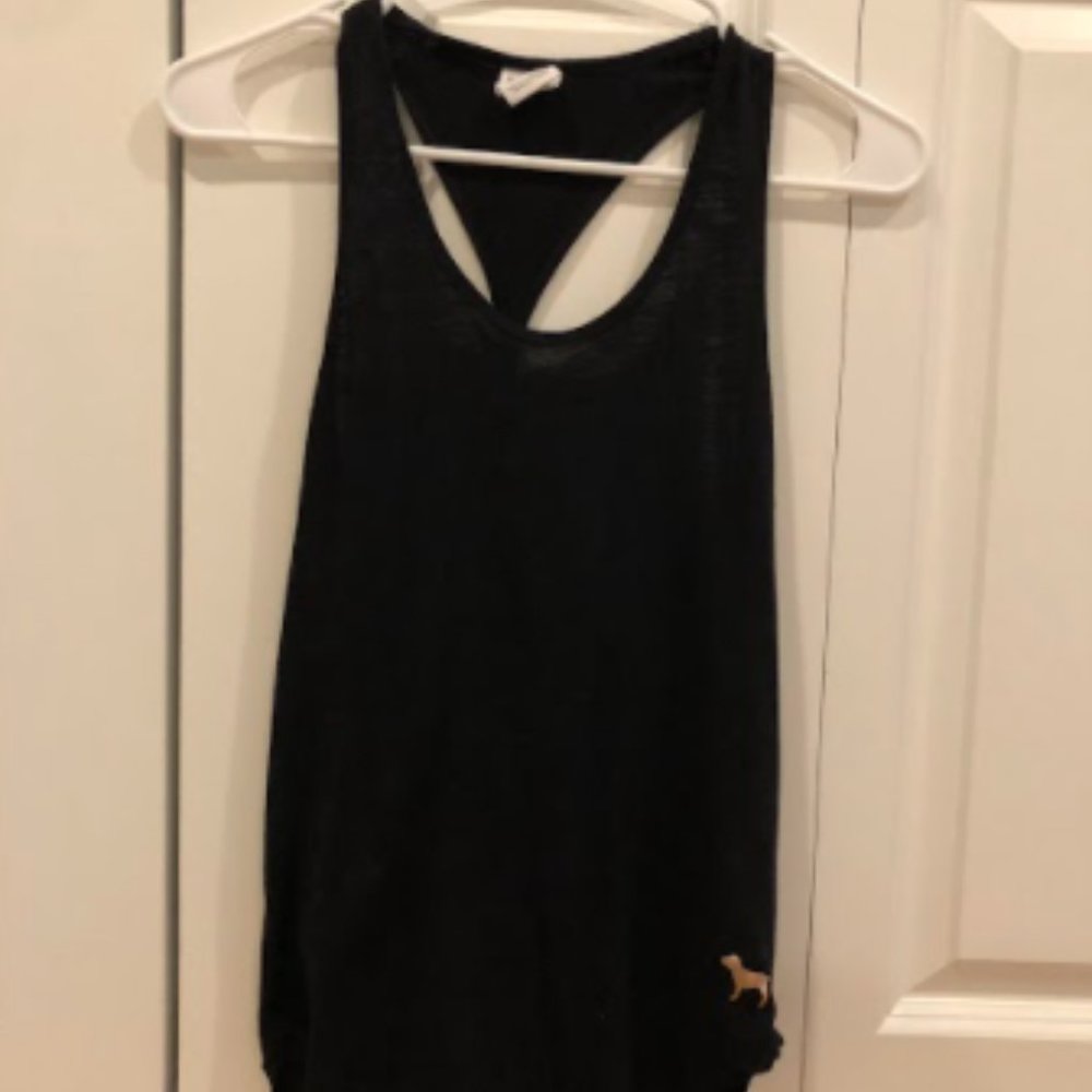 Black Athletic Tank Top